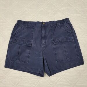 Cabela's 100% cotton blue cargo shorts men's 40